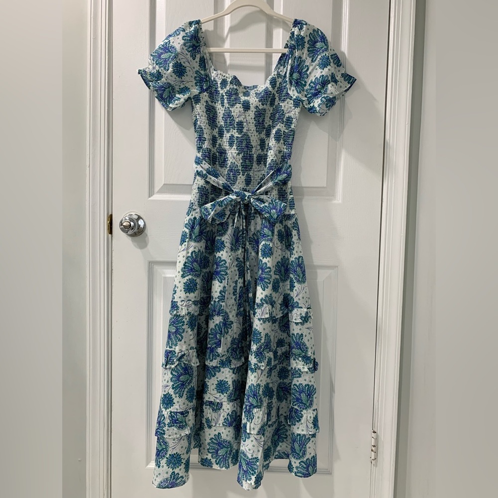 J Crew Point Sur Prairie Midi Dress